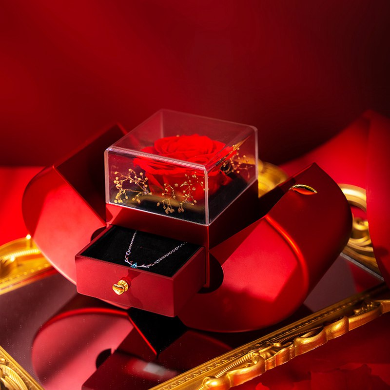 Apple gift box drawer used as a ring box