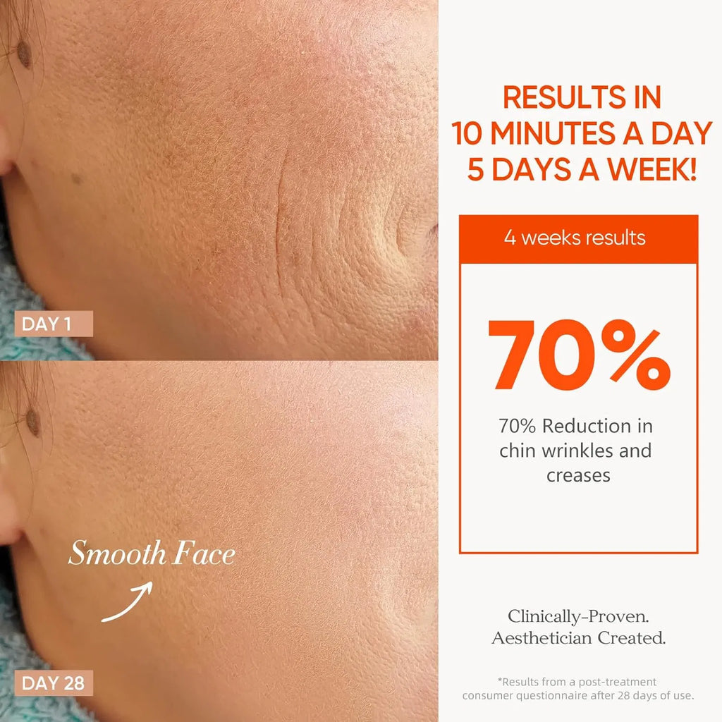 LED light therapy face mask worn on the face during a session